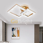 Lustra LED cu Telecomanda Elsabe 3 Tipuri de Lumini 50W Auriu